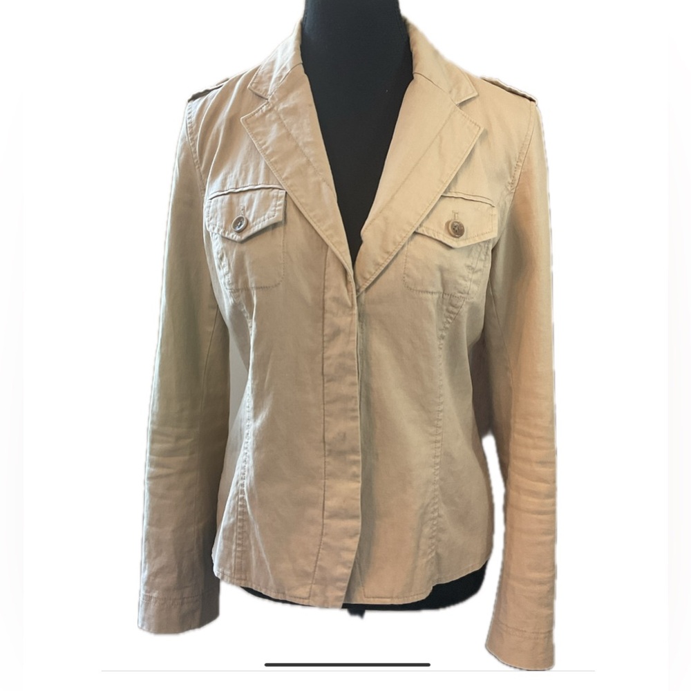 Banana Republic Heritage Light Tan Utility Jacket for Women